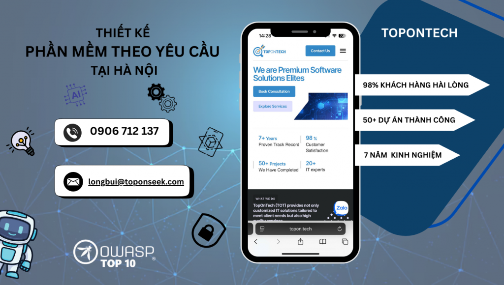 Vì sao nên sử dụng dịch vụ viết phần mềm theo yêu cầu tại Hà Nội tại TOT