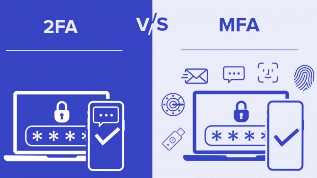 Sự khác nhau giữa xác thực MFA và 2FA là gì?