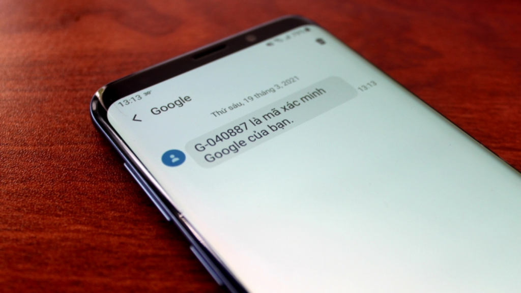 Lấy mã 2FA qua tin nhắn SMS