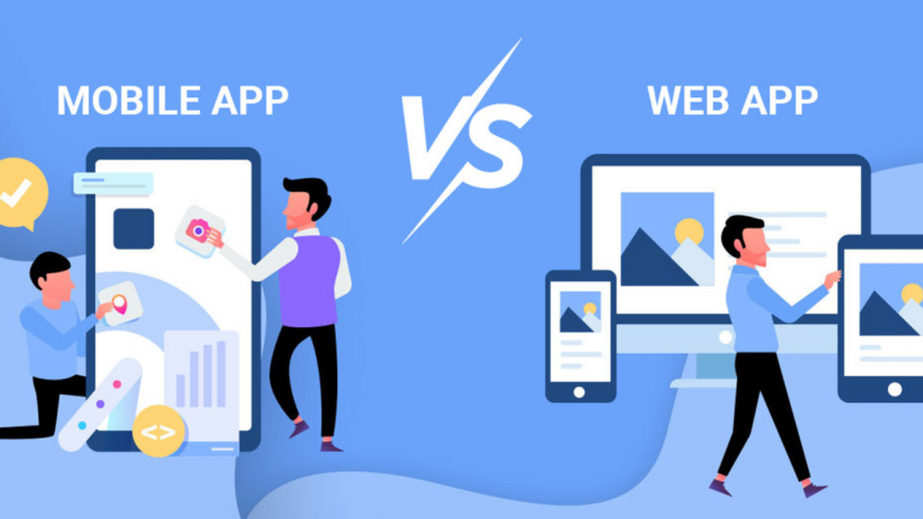 Sự khác nhau giữa app điện thoại và app web 