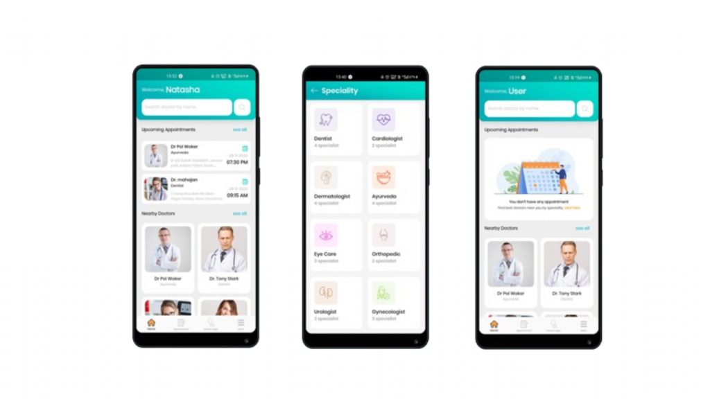 Thiết kế giao diện app khám bệnh