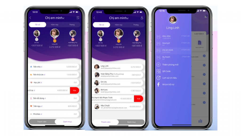 Thiết kế giao diện app quản lý tài chính