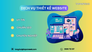 Dịch vụ thiết kế website chuyên nghiệp uy tín hỗ trợ tận tâm