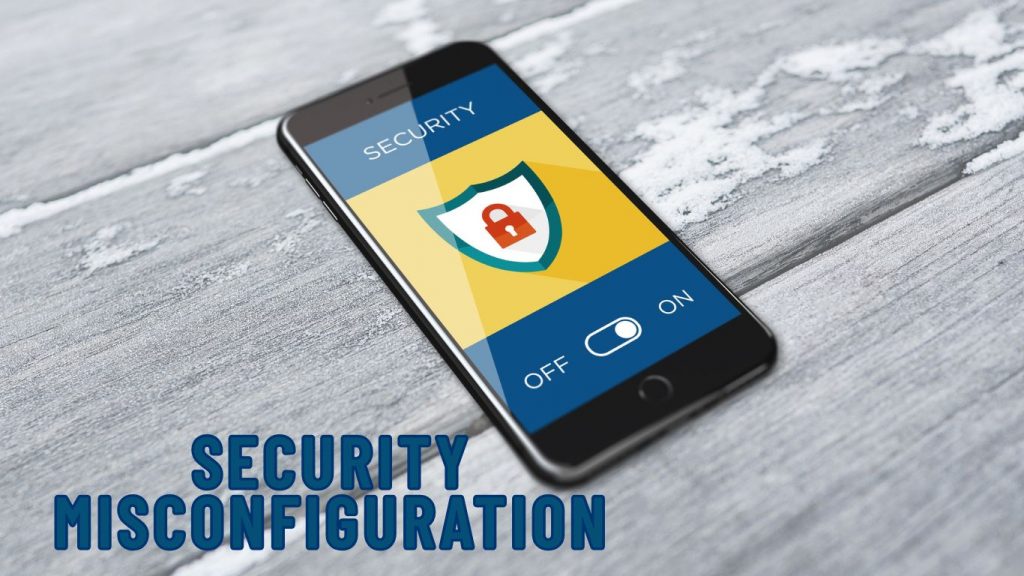 Lỗi cấu hình bảo mật sai