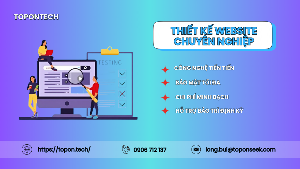 TopOnTech là công ty thiết kế website bán hàng uy tín tại TP. HCM 