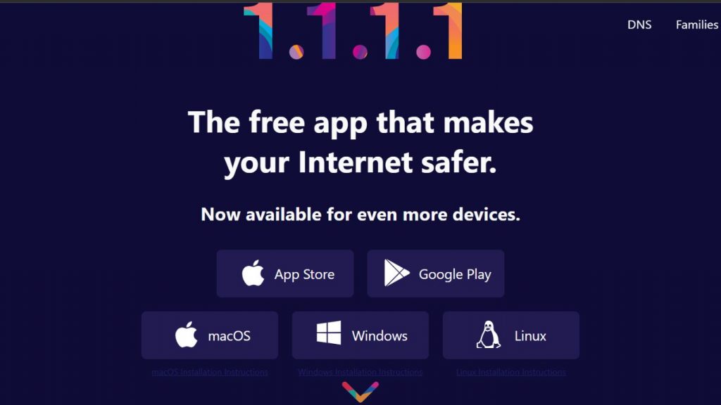 Cài đặt DNS 1.1.1.1 cho máy tính
