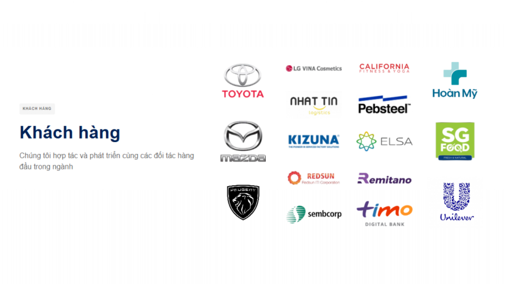 Đối tác & Khách hàng của TopOnTech (NguồnĐối tác & Khách hàng của TopOnTech 