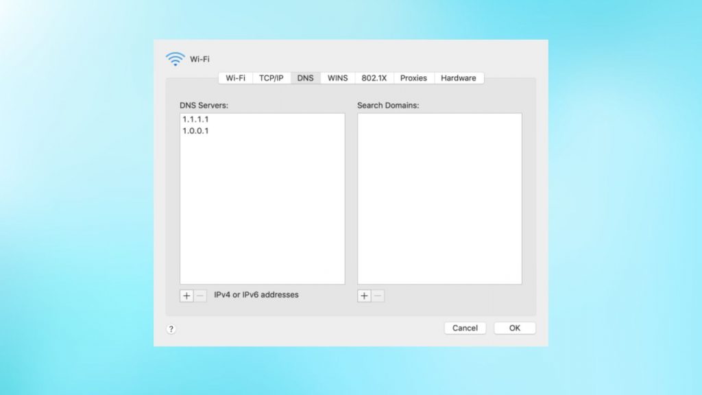 Cách dùng DNS trên macOS