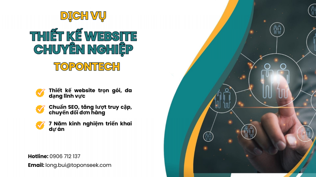 TopOnTech là công ty thiết kế website chuyên nghiệp ở TP. HCM