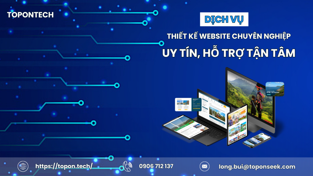TopOnTech là công ty thiết kế website chuyên nghiệp ở TP. HCM