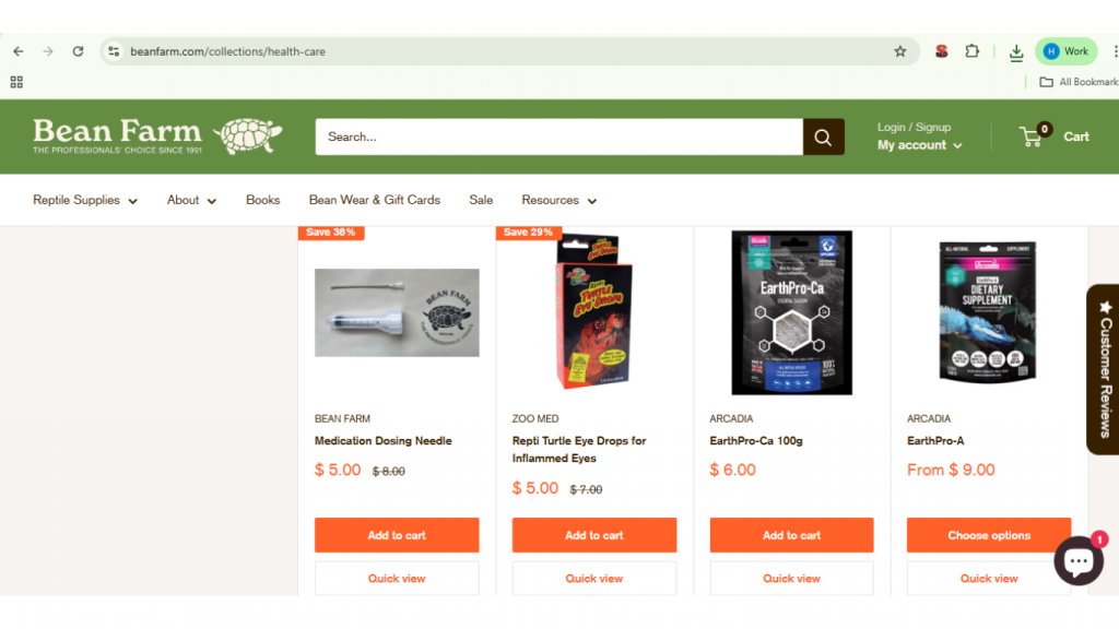 Giao diện web thực phẩm Bean Farm phù hợp cho cửa hàng kinh doanh đồ ăn sạch