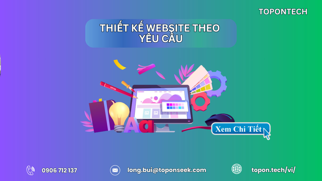 Dịch vụ thiết kế website theo yêu cầu chuyên nghiệp, uy tín tại TPHCM