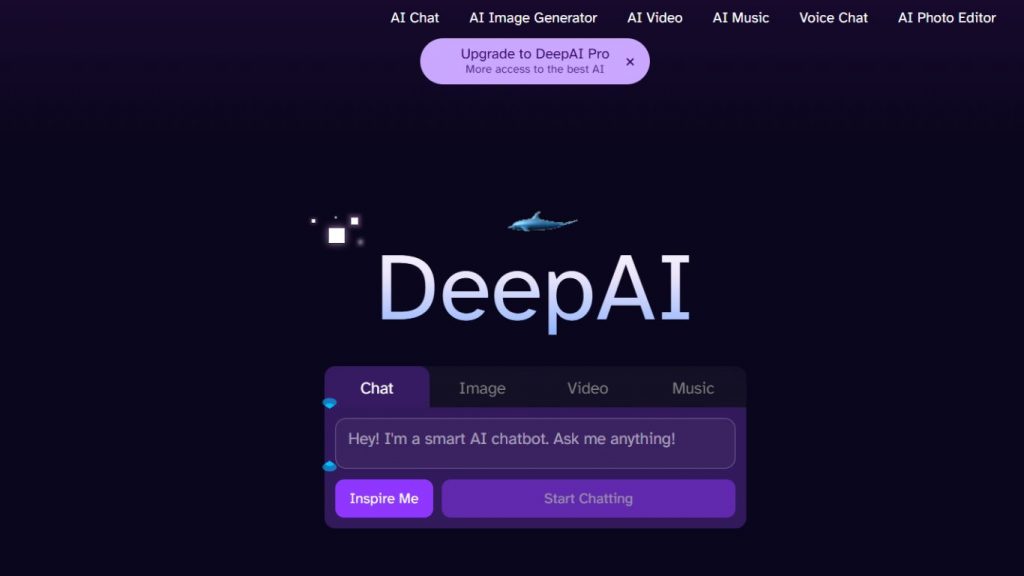DeepAI cung cấp API miễn phí