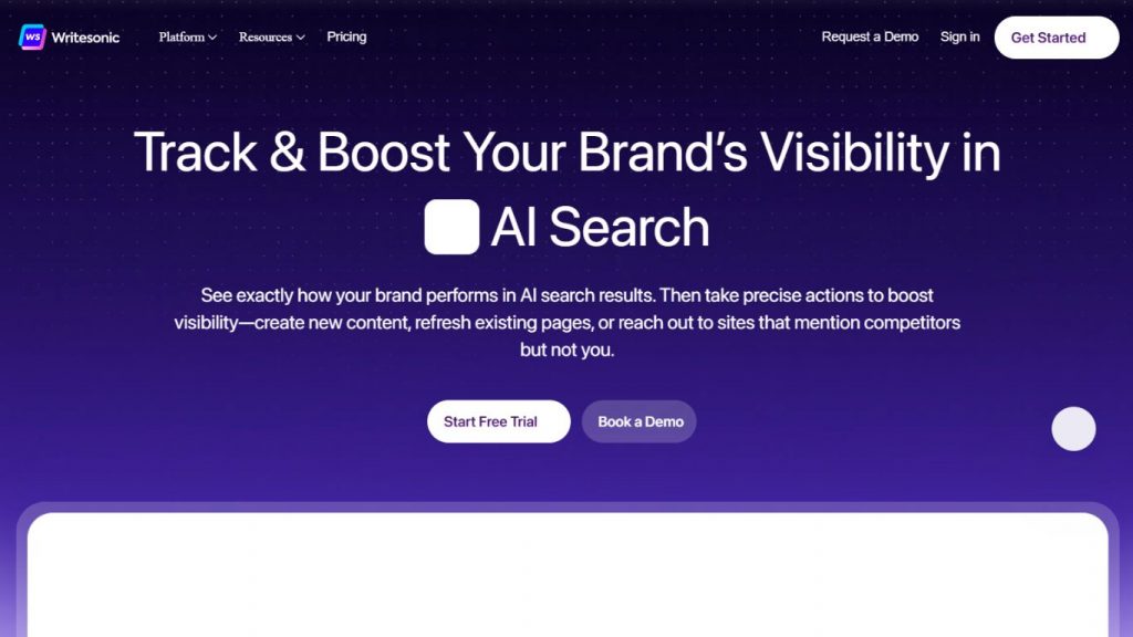 Writesonic tạo nội dung AI nhanh chóng