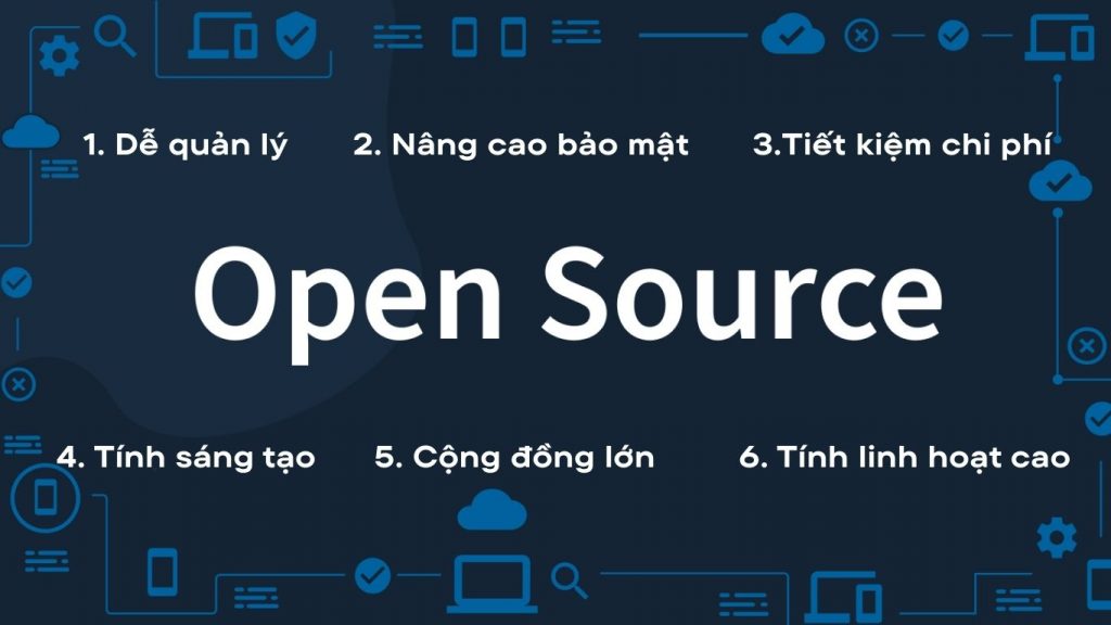 Lợi ích khi dùng mã nguồn mở