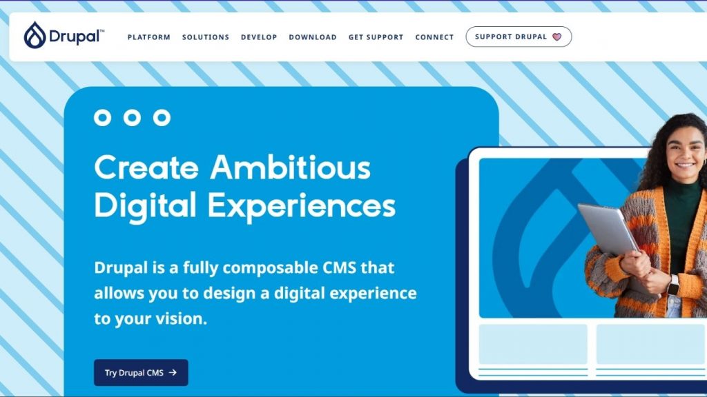 Drupal CMS mạnh mẽ cho website doanh nghiệp