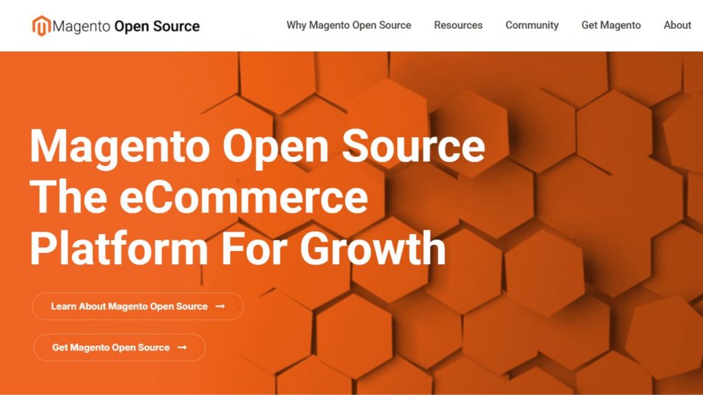 Magento giúp tạo và quản lý website thương mại điện tử
