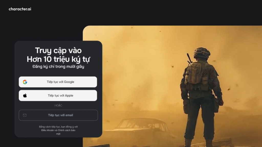 Character AI giúp tạo và tương tác với nhân vật ảo