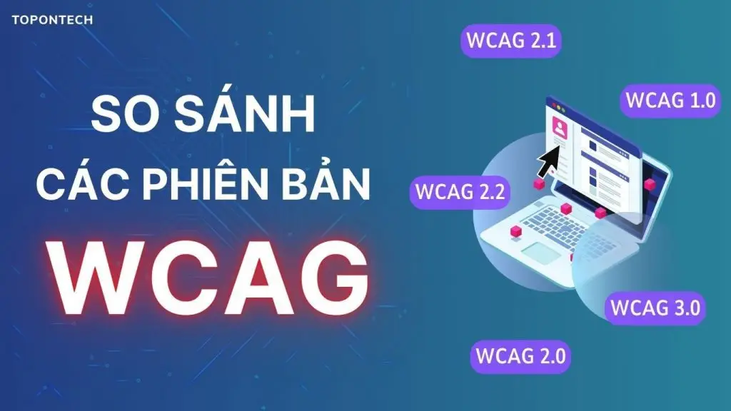 So sánh các phiên bản WCAG